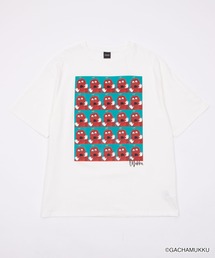 ∴WEGO/【26年春夏新作】ガチャピンムック×WEGOコラボフォトTシャツ