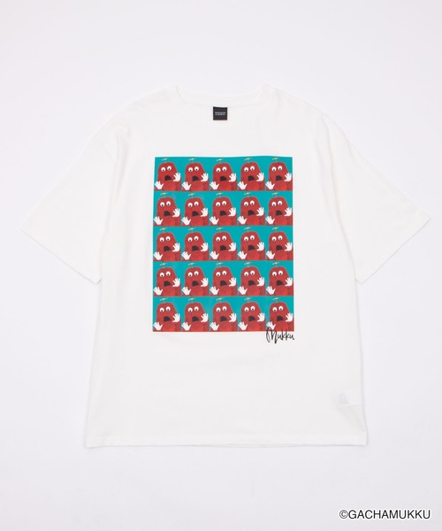 WEGO(ウィゴー)の「∴WEGO/【26年春夏新作】ガチャピンムック×WEGOコラボフォトTシャツ(Tシャツ/カットソー・メンズ・その他1/その他2/その他3・FREE)」の2枚目の写真