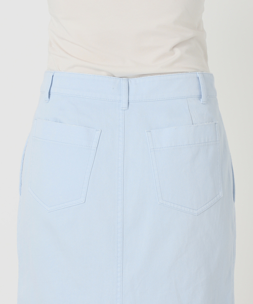 EDIT. FOR LULU(エディットフォールル)の「Garment dye Chino SK(スカート・レディース・サックスブルー/サファリグリーン・36/34)」の19枚目の写真