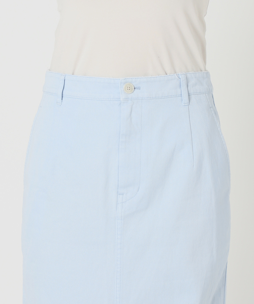 EDIT. FOR LULU(エディットフォールル)の「Garment dye Chino SK(スカート・レディース・サックスブルー/サファリグリーン・36/34)」の20枚目の写真