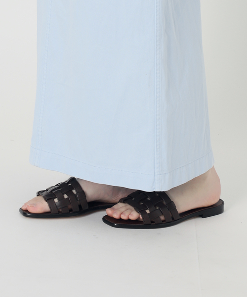 EDIT. FOR LULU(エディットフォールル)の「Garment dye Chino SK(スカート・レディース・サックスブルー/サファリグリーン・36/34)」の22枚目の写真