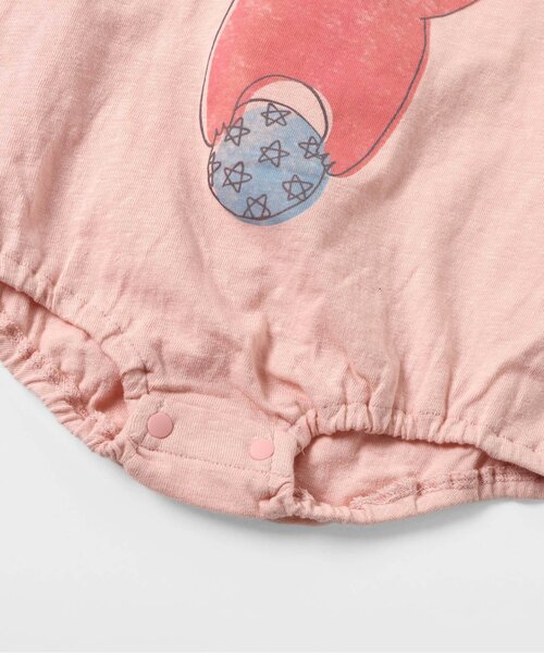 BIT'Z（ビッツ）の「楽器&動物プリントボディスーツ（ロンパース・キッズ・サーモンピンク/レインボー/イエロー/サックスブルー・80/70/60）」の17枚目の写真