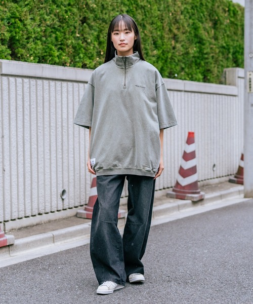 BEN DAVIS(ベンデイビス)の「【BEN DAVIS/ベンデイビス】 【こなれヴィンテージ感】パウダーブリーチ ハーフジップポロ 古着風加工 脇ポケット付(ポロシャツ・メンズ・カーキ/スモークピンク/ブラック・LARGE/X-LARGE/MEDIUM)」の17枚目の写真