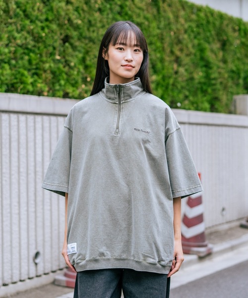 BEN DAVIS(ベンデイビス)の「【BEN DAVIS/ベンデイビス】 【こなれヴィンテージ感】パウダーブリーチ ハーフジップポロ 古着風加工 脇ポケット付(ポロシャツ・メンズ・カーキ/スモークピンク/ブラック・LARGE/X-LARGE/MEDIUM)」の19枚目の写真