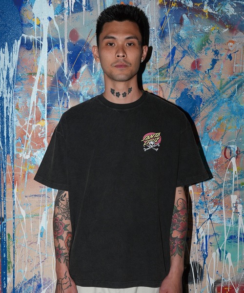 SANTA CRUZ(サンタクルーズ)の「【ムラサキスポーツ限定】SANTA CRUZ サンタクルーズ 半袖 Tシャツ MEEK OG SLASHER HAND SST 502263405(Tシャツ/カットソー・メンズ・ブラック・XL/L/M)」の3枚目の写真