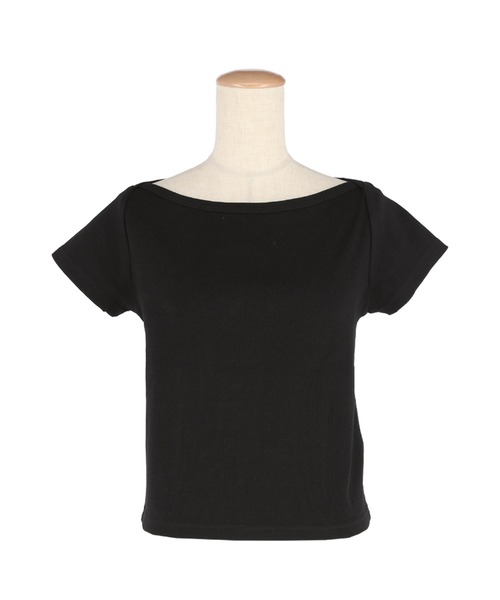 coca(coca)(コカ)の「リブワイドネックTシャツ(Tシャツ/カットソー・レディース・ホワイト/ブラック・XL/S/M/L)」の20枚目の写真