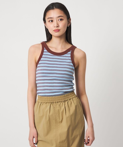 Edith A.Miller(エディスエーミラー)の「【別注】<MILLER×CITEN>カップ付きタンク(タンクトップ・レディース・レッド/ダークグレー/ライム/ライトブルー・FREE)」の3枚目の写真
