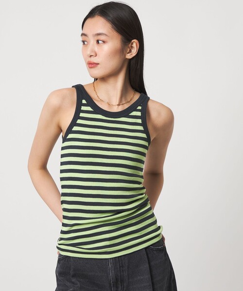 Edith A.Miller(エディスエーミラー)の「【別注】<MILLER×CITEN>カップ付きタンク(タンクトップ・レディース・レッド/ダークグレー/ライム/ライトブルー・FREE)」の16枚目の写真