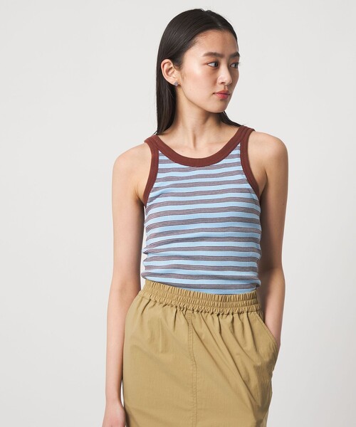 Edith A.Miller(エディスエーミラー)の「【別注】<MILLER×CITEN>カップ付きタンク(タンクトップ・レディース・レッド/ダークグレー/ライム/ライトブルー・FREE)」の20枚目の写真