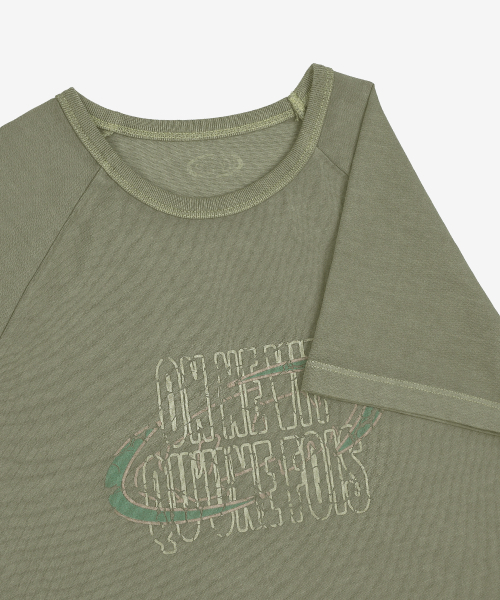 KZM(ケージエム)の「レギュラーフィットピグメント半袖Tシャツカーキ(Tシャツ/カットソー・レディース・カーキ・SMALL/MEDIUM)」の5枚目の写真