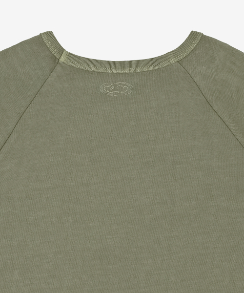 KZM(ケージエム)の「レギュラーフィットピグメント半袖Tシャツカーキ(Tシャツ/カットソー・レディース・カーキ・SMALL/MEDIUM)」の3枚目の写真