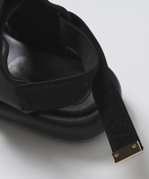 ATELIER BRUGGE(アトリエブルージュ)の「ATELIER BRUGGE/アトリエブルージュ テープベルト 厚底 サンダル / 3.5cmソール (22.5cm~24.5cmサイズ展開)(サンダル・レディース・ベージュ/ブラック・SMALL/MEDIUM/LARGE)」の13枚目の写真