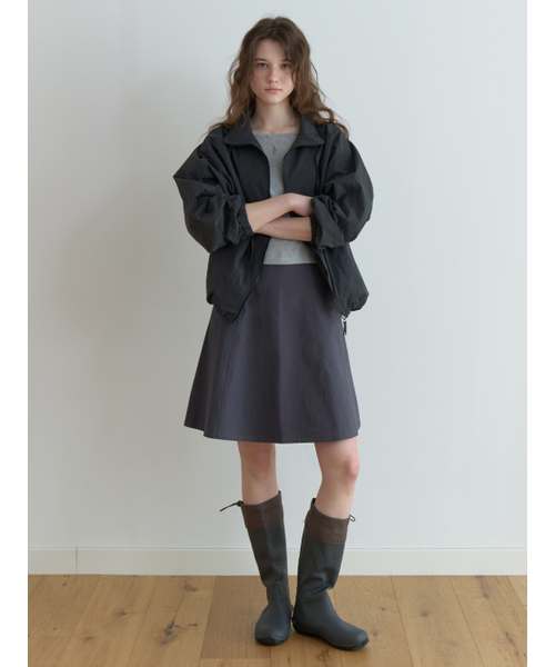 THEMITTEN(ザ・ミトン)の「Befor flare skirt (charcoal)(スカート・レディース・その他・SMALL/MEDIUM)」の5枚目の写真