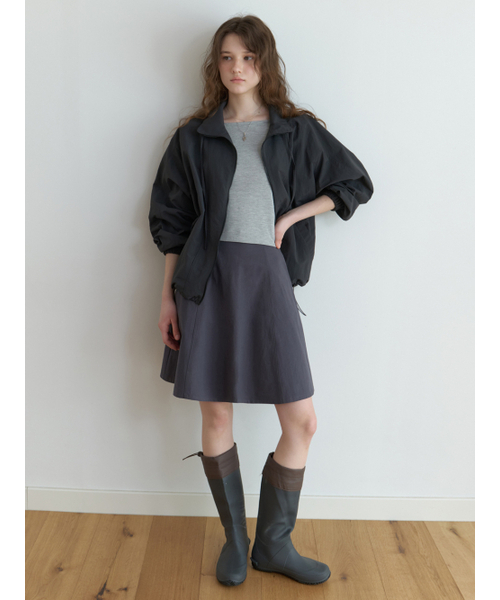 THEMITTEN(ザ・ミトン)の「Befor flare skirt (charcoal)(スカート・レディース・その他・SMALL/MEDIUM)」の4枚目の写真