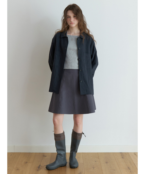 THEMITTEN(ザ・ミトン)の「Befor flare skirt (charcoal)(スカート・レディース・その他・SMALL/MEDIUM)」の2枚目の写真