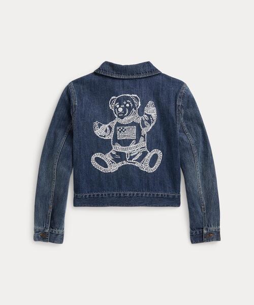 POLO RALPH LAUREN CHILDRENSWEAR（ポロ ラルフ ローレン チルドレンズウェア）の「Polo ベア コットン デニム ジャケット（デニムジャケット・キッズ・ブルー・16/14/10/7）」の2枚目の写真