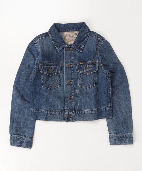 POLO RALPH LAUREN CHILDRENSWEAR（ポロ ラルフ ローレン チルドレンズウェア）の「Polo ベア コットン デニム ジャケット（デニムジャケット・キッズ・ブルー・16/14/10/7）」の3枚目の写真
