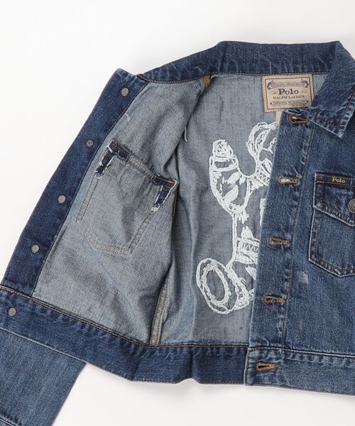 POLO RALPH LAUREN CHILDRENSWEAR（ポロ ラルフ ローレン チルドレンズウェア）の「Polo ベア コットン デニム ジャケット（デニムジャケット・キッズ・ブルー・16/14/10/7）」の5枚目の写真