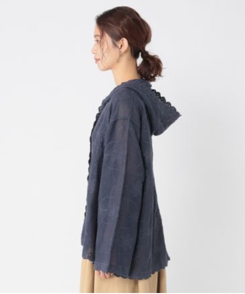 studio CLIP(スタディオクリップ)の「レースフードシャツブルゾン(シャツ/ブラウス・レディース・オフホワイト・FREE)」の15枚目の写真