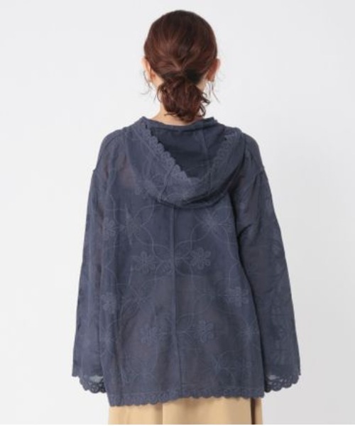 studio CLIP(スタディオクリップ)の「レースフードシャツブルゾン(シャツ/ブラウス・レディース・オフホワイト・FREE)」の14枚目の写真