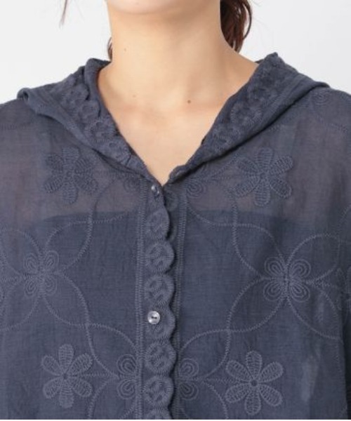 studio CLIP(スタディオクリップ)の「レースフードシャツブルゾン(シャツ/ブラウス・レディース・オフホワイト・FREE)」の12枚目の写真