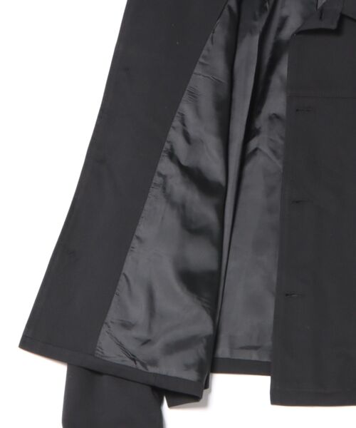 Chikashitsu +（チカシツプラス）の「【Chikashitsu +】cropped button jacket / 【チカシツプラス】クロップボタンジャケット<着用動画あり>（テーラードジャケット・メンズ・ブラック・ONE SIZE）」の3枚目の写真