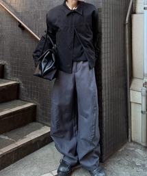 Chikashitsu +（チカシツプラス）の「【Chikashitsu +】cropped button jacket / 【チカシツプラス】クロップボタンジャケット<着用動画あり>（テーラードジャケット）」