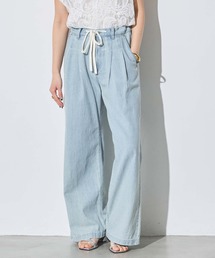 Gready Brilliant | コード付デニムワイドパンツ(デニムパンツ)