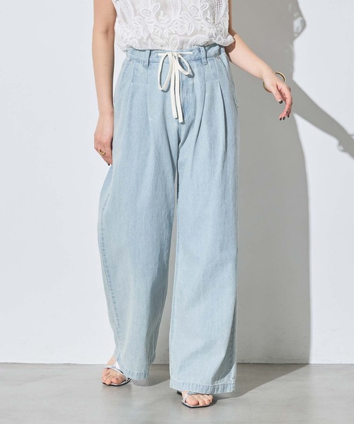 Gready Brilliant(グレディブリリアン)の「コード付デニムワイドパンツ(デニムパンツ・レディース・ブルー系その他・36/38)」の8枚目の写真