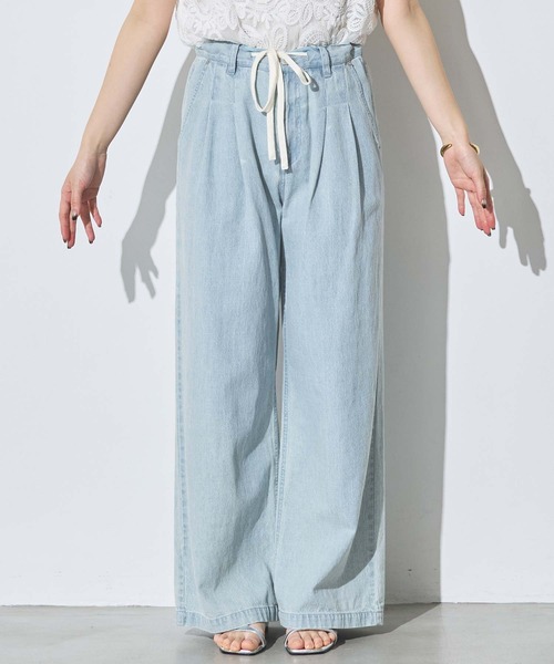 Gready Brilliant(グレディブリリアン)の「コード付デニムワイドパンツ(デニムパンツ・レディース・ブルー系その他・36/38)」の13枚目の写真