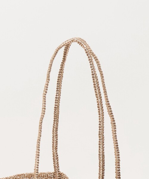Steven Alan(スティーブンアラン)の「<The Bagmati>GLITTER TOTE BAG/トートバッグ(トートバッグ・レディース・ゴールド/ブラック/シャーベット・FREE)」の4枚目の写真