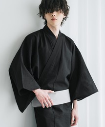 Rocky Monroe（ロッキーモンロー）の「しじら織りワンタッチ帯付きメンズ浴衣2点セット（浴衣）」