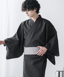 Rocky Monroe（ロッキーモンロー）の「しじら織りワンタッチ帯付きメンズ浴衣2点セット（浴衣）」