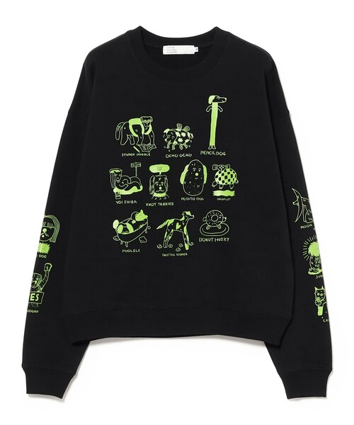 TOKYO CULTUART by BEAMS(トウキョウカルチャートバイビームス)の「norahi / AFTERLIFE DOGS Sweat(スウェット・レディース・クリーム/ブラック・MEDIUM/SMALL)」の11枚目の写真