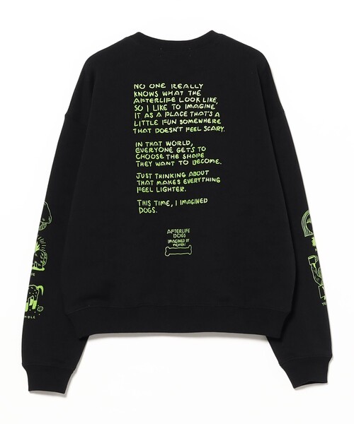 TOKYO CULTUART by BEAMS(トウキョウカルチャートバイビームス)の「norahi / AFTERLIFE DOGS Sweat(スウェット・レディース・クリーム/ブラック・MEDIUM/SMALL)」の10枚目の写真