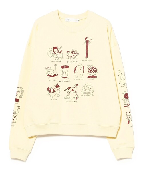 TOKYO CULTUART by BEAMS(トウキョウカルチャートバイビームス)の「norahi / AFTERLIFE DOGS Sweat(スウェット・レディース・クリーム/ブラック・MEDIUM/SMALL)」の19枚目の写真