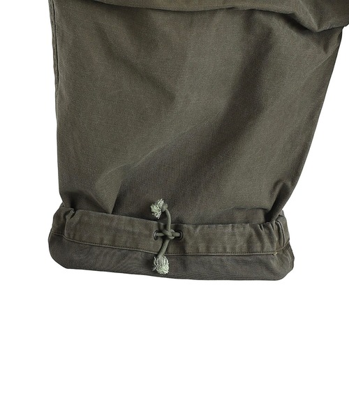 marka（マーカ）の「marka / マーカ：WIDE OVER PANTS -ORGANIC COTTON BACK SATIN-：M25D12PT01C[COR]（その他パンツ・メンズ・オリーブ・2(M)）」の6枚目の写真