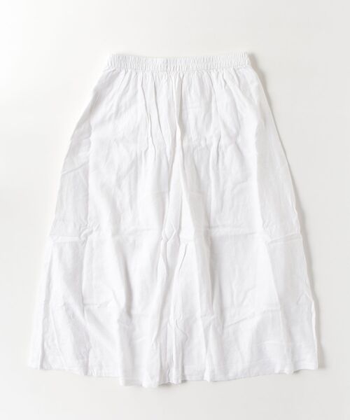 BANANA REPUBLIC FACTORY STORE(バナナリパブリック ファクトリーストア)の「BANANA REPUBLIC FACTORY STORE リネンブレンドピンタックミディスカート(スカート・レディース・ナチュラル/ホワイト・XS/S/M/L)」の3枚目の写真
