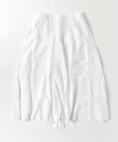 BANANA REPUBLIC FACTORY STORE(バナナリパブリック ファクトリーストア)の「BANANA REPUBLIC FACTORY STORE リネンブレンドピンタックミディスカート(スカート・レディース・ナチュラル/ホワイト・XS/S/M/L)」の8枚目の写真