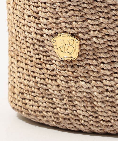 VIOLAd'ORO(ヴィオラドーロ)の「VIOLAd'ORO アバカ製 2WAYトートバッグ(かごバッグ・レディース・ライトベージュ・FREE)」の3枚目の写真