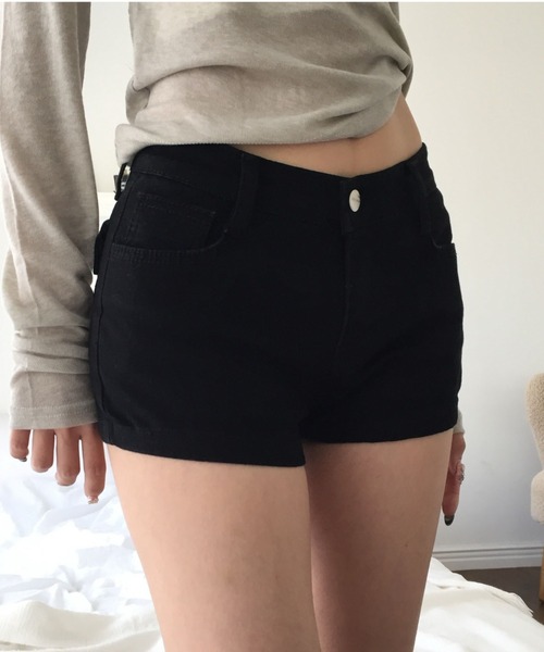 modimood(モディムード)の「フラップポケットローライズショートパンツ(骨盤パッド付)(その他パンツ・レディース・ブラック・SMALL/MEDIUM/LARGE)」の22枚目の写真