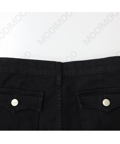modimood(モディムード)の「フラップポケットローライズショートパンツ(骨盤パッド付)(その他パンツ・レディース・ブラック・SMALL/MEDIUM/LARGE)」の14枚目の写真