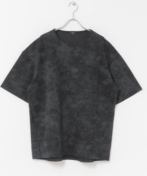 ITEMS URBANRESEARCH(アイテムズ アーバンリサーチ)の「接触冷感フェードポンチ半袖トップス(Tシャツ/カットソー・メンズ・オリーブ/ブラック/ネイビー・MEDIUM/LARGE)」の8枚目の写真