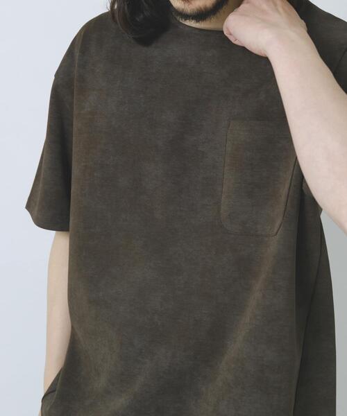 ITEMS URBANRESEARCH(アイテムズ アーバンリサーチ)の「接触冷感フェードポンチ半袖トップス(Tシャツ/カットソー・メンズ・オリーブ/ブラック/ネイビー・MEDIUM/LARGE)」の10枚目の写真