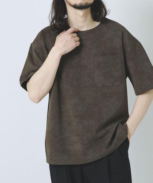 ITEMS URBANRESEARCH(アイテムズ アーバンリサーチ)の「接触冷感フェードポンチ半袖トップス(Tシャツ/カットソー・メンズ・オリーブ/ブラック/ネイビー・MEDIUM/LARGE)」の11枚目の写真