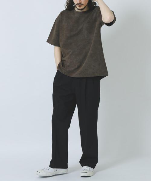 ITEMS URBANRESEARCH(アイテムズ アーバンリサーチ)の「接触冷感フェードポンチ半袖トップス(Tシャツ/カットソー・メンズ・オリーブ/ブラック/ネイビー・MEDIUM/LARGE)」の14枚目の写真