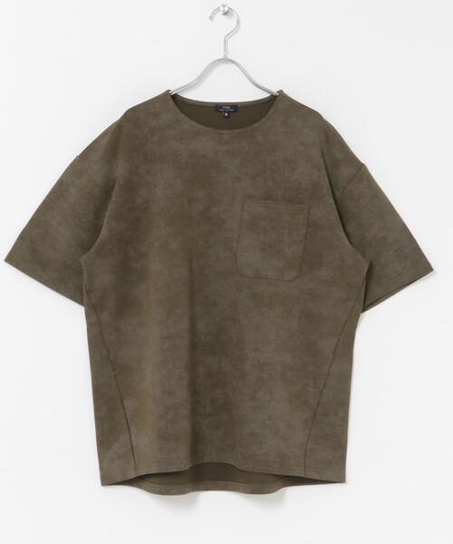 ITEMS URBANRESEARCH(アイテムズ アーバンリサーチ)の「接触冷感フェードポンチ半袖トップス(Tシャツ/カットソー・メンズ・オリーブ/ブラック/ネイビー・MEDIUM/LARGE)」の15枚目の写真