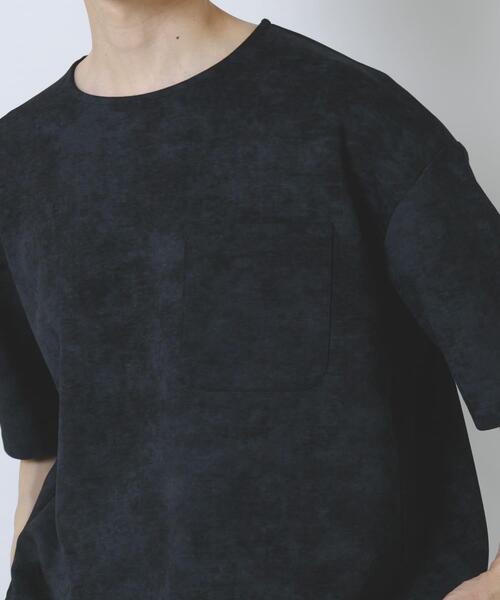 ITEMS URBANRESEARCH(アイテムズ アーバンリサーチ)の「接触冷感フェードポンチ半袖トップス(Tシャツ/カットソー・メンズ・オリーブ/ブラック/ネイビー・MEDIUM/LARGE)」の20枚目の写真