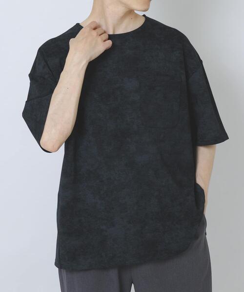 ITEMS URBANRESEARCH(アイテムズ アーバンリサーチ)の「接触冷感フェードポンチ半袖トップス(Tシャツ/カットソー・メンズ・オリーブ/ブラック/ネイビー・MEDIUM/LARGE)」の21枚目の写真