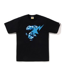 A BATHING APE（アベイシングエイプ）の「ABC CAMO APE FACE STA TEE（Tシャツ/カットソー）」